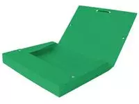 Een Elastobox Oxford Top File+ A4 25mm groen koop je bij MV Kantoortechniek B.V.