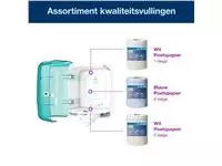 Een Dispenser Tork Reflex™ M4 performance lijn centerfeed wit/turquoise 473180 koop je bij Van Hoye Kantoor BV