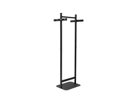 Buy your Wardrobe rack MAUL Salsa standing 172x52x40cm 40kg, 8 hooks black RAL9004 at QuickOffice BV