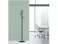 Buy your MAUL Caurus coat rack standing 177cm 7 hooks black RAL9004 at QuickOffice BV