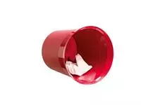 Een Papierbak Han Re-LOOP 13 liter rond rood koop je bij Van Leeuwen Boeken- en kantoorartikelen