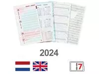 Een Agendavulling 2025 Kalpa Personal bloemen 7dagen/2pagina's koop je bij KantoorProfi België BV