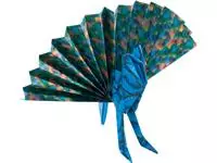 Een Vouwblaadjes Folia 80gr 15x15cm 50 vel 2-zijdig 10 wildlife designs koop je bij Totaal Kantoor Goeree
