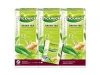 Een Thee Pickwick green ginger lemongrass 25x2gr koop je bij Kantoorvakhandel van der Heijde