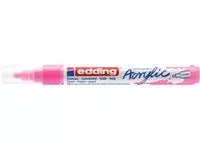 Een Acrylmarker edding e-5100 medium neon roze koop je bij Kantoorvakhandel van der Heijde