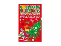 Een Chocolade Tony's Chocolonely Kerst big Tiny calendar 225gr assorti koop je bij Omnia 4 Office