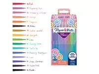 Een Fineliner Paper Mate Flair Candy Pop wallet à 16 kleuren koop je bij MV Kantoortechniek B.V.