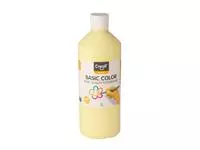 Plakkaatverf Creall basic pastel geel 500ml