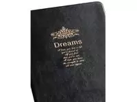Een Notitieboek Kalpa Dreams 214x145x40mm blanco zwart koop je bij EconOffice