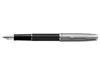 Een Vulpen Parker Sonnet Essential black lacquer CT medium koop je bij The Cartridge Company