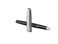 Vulpen Parker Sonnet Essential black lacquer CT medium