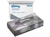Een Facial tissues Kleenex standaard 2-laags 21x100stuks wit 8835 koop je bij Totaal Kantoor Goeree