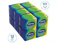 Facial tissues Kleenex kubus 3-laags 56stuks wit 8825