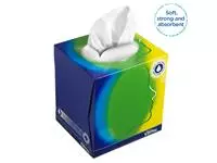 Facial tissues Kleenex kubus 3-laags 56stuks wit 8825