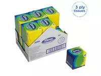 Facial tissues Kleenex kubus 3-laags 56stuks wit 8825