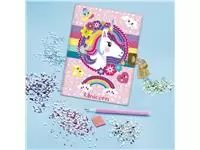 Een Knutselset Totum Unicorn dagboek Diamondpainting koop je bij Totaal Kantoor Goeree