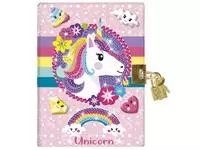 Een Knutselset Totum Unicorn dagboek Diamondpainting koop je bij L&N Partners voor Partners B.V.