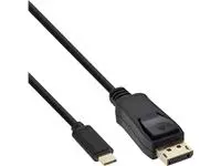 Een Kabel inLine USB-C Displayport 3.1 4K M/M 2 meter zwart koop je bij MV Kantoortechniek B.V.