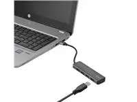 Een Hub Trust USB 3.2 Halyx 4 poorts koop je bij L&N Partners voor Partners B.V.
