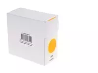 Een Etiket Rillprint 35mm 500st op rol fluor oranje koop je bij MV Kantoortechniek B.V.