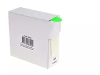 Een Etiket Rillprint 25mm 500st op rol fluor groen koop je bij EconOffice