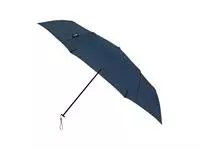 Paraplu Travellight® extreem licht opvouwbaar windproof doorsnede 90 cm donker blauw