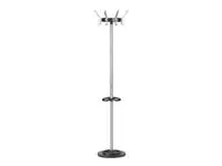 Buy your Standing coat rack Unilux Cypres metallic gray at QuickOffice BV