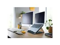 Een Laptopstandaard Leitz Ergo Cosy grijs koop je bij Van Leeuwen Boeken- en kantoorartikelen