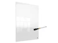 Een Whiteboard Nobo desktop transparant acryl 600x450mm koop je bij Van Leeuwen Boeken- en kantoorartikelen