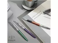 Een Stylo plume Parker Sonnet Essentials Sandblasted Orange CT Medium koop je bij QuickOffice BV