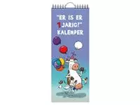 Een Verjaardagskalender Lannoo Ritstier 130x325 blauw koop je bij Van Leeuwen Boeken- en kantoorartikelen