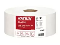 Een Toiletpapier Katrin Jumbo 2-laags wit 1200vel koop je bij NiceSupplies.nl