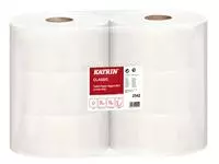 Een Toiletpapier Katrin Jumbo 2-laags wit 1200vel koop je bij Kantoorvakhandel van der Heijde