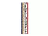 Buy your Wrapping paper Christmas metallic 150x70cm assorted at QuickOffice BV