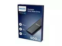 Een SSD Philips extern ultra speed space grey 500GB koop je bij KantoorProfi België BV