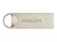Een USB-stick 2.0 Philips moon vintage silver 64GB koop je bij EconOffice