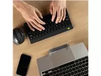 Een Compact Toetsenbord R-Go Tools Break draadloos zwart koop je bij EconOffice