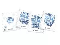 Een Schrift Adoc Ocean Waste Plastics A5 ruit 5x5mm 144 pagina's 90gr koop je bij EconOffice