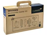 Een Whiteboard accessoire starter kit Legamaster WOODEN koop je bij Van Leeuwen Boeken- en kantoorartikelen