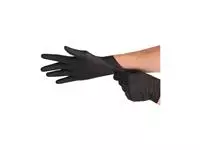 Handschoen CMT M soft nitril zwart