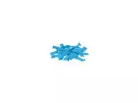 Een Haarnet CMT clip non-woven L 53cm PP blauw koop je bij Goedkope Kantoorbenodigdheden