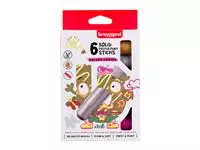 Buy your Gouache sticks Bruynzeel set of 6 metallic colours at QuickOffice BV