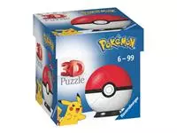 Een 3D puzzel Ravensburger Pokemon Pokeball 54 stuks koop je bij Klik Office BV