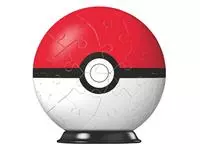 Een 3D puzzel Ravensburger Pokemon Pokeball 54 stuks koop je bij Klik Office BV