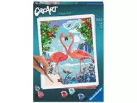 Een Peinture par numéros CreArt Flamingo Love koop je bij QuickOffice BV