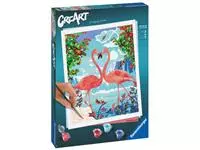 Een Schilderen op nummers CreArt Flamingo Love koop je bij KantoorProfi België BV
