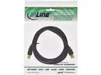 Een Kabel InLine USB-A USB-B 2.0 M 3 meter zwart koop je bij KantoorProfi België BV