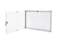 Een Binnenvitrine wand MAULextraslim whiteboard 2xA4 met slot koop je bij EconOffice