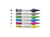 Een Duotip marker Ecoline basis set 6 kleuren koop je bij Goedkope Kantoorbenodigdheden