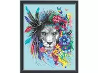 Een Schilderen op nummers CreArt Boho lion koop je bij EconOffice